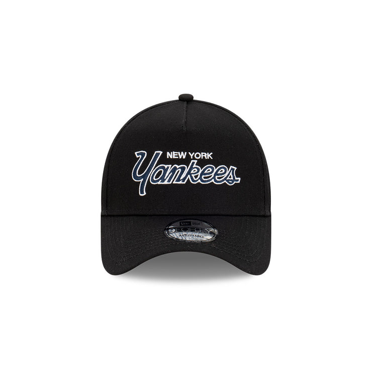 New Era 9Forty A-Frame MLB Team Script New York Yankees
