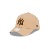 New Era Womens 9Forty A-Frame Clothstrap MLB Toffee New York Yankees