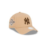 New Era Womens 9Forty A-Frame Clothstrap MLB Toffee New York Yankees