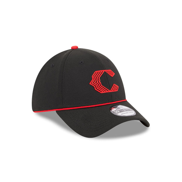 New Era 39Thirty MLB 25 City Connect Cincinnati Reds Black