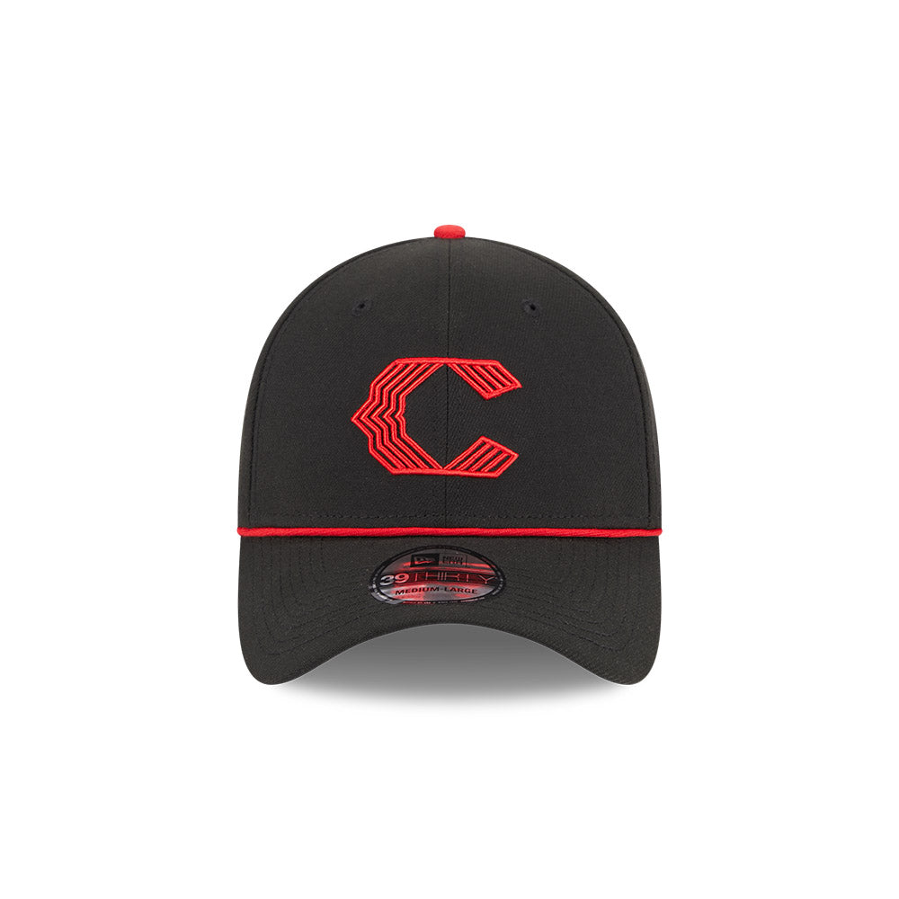 New Era 39Thirty MLB 25 City Connect Cincinnati Reds Black