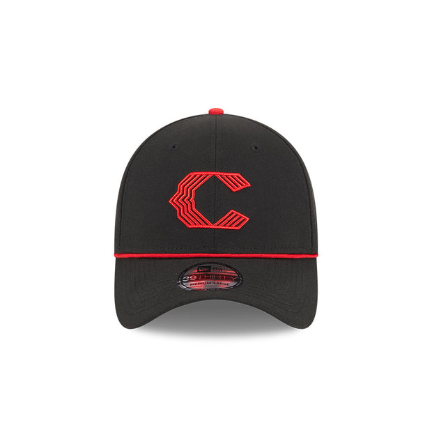 New Era 39Thirty MLB 25 City Connect Cincinnati Reds Black