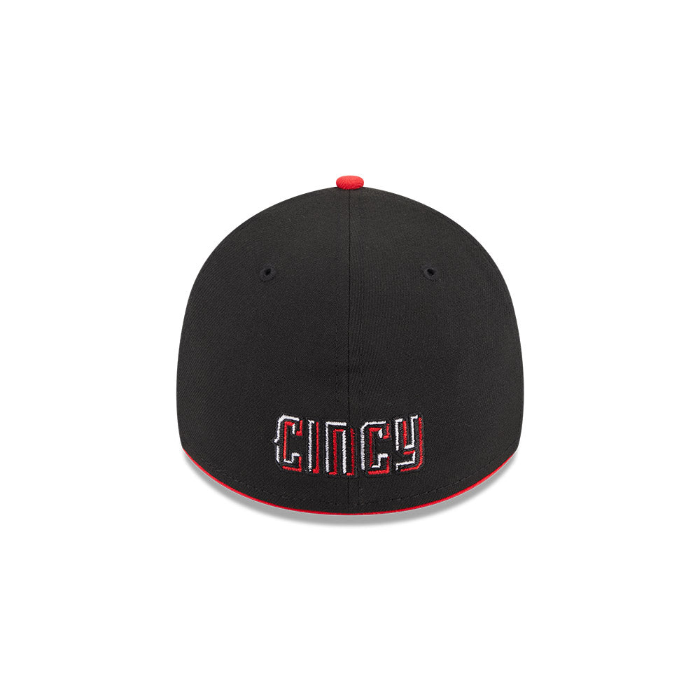 New Era 39Thirty MLB 25 City Connect Cincinnati Reds Black