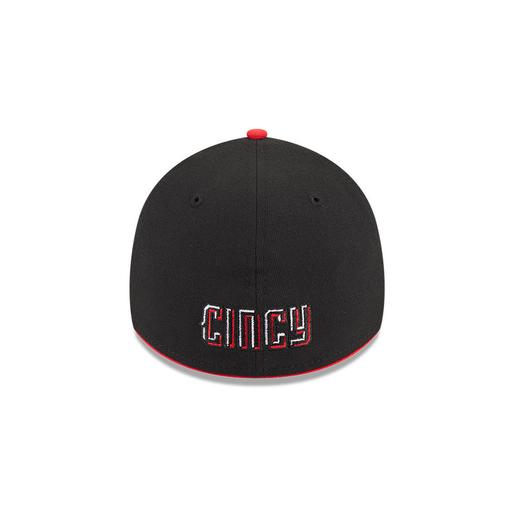 New Era 39Thirty MLB 25 City Connect Cincinnati Reds Black