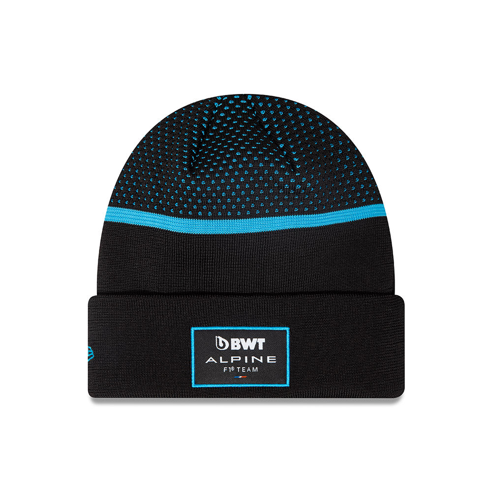 New Era Beanie F1 Alpine Renault Black Sky Blue