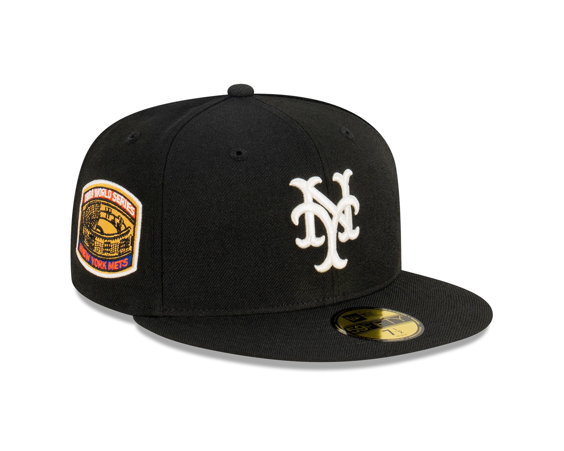 New Era 59Fifty MLB Archive New York Mets Cooperstown WS Black/Ivory