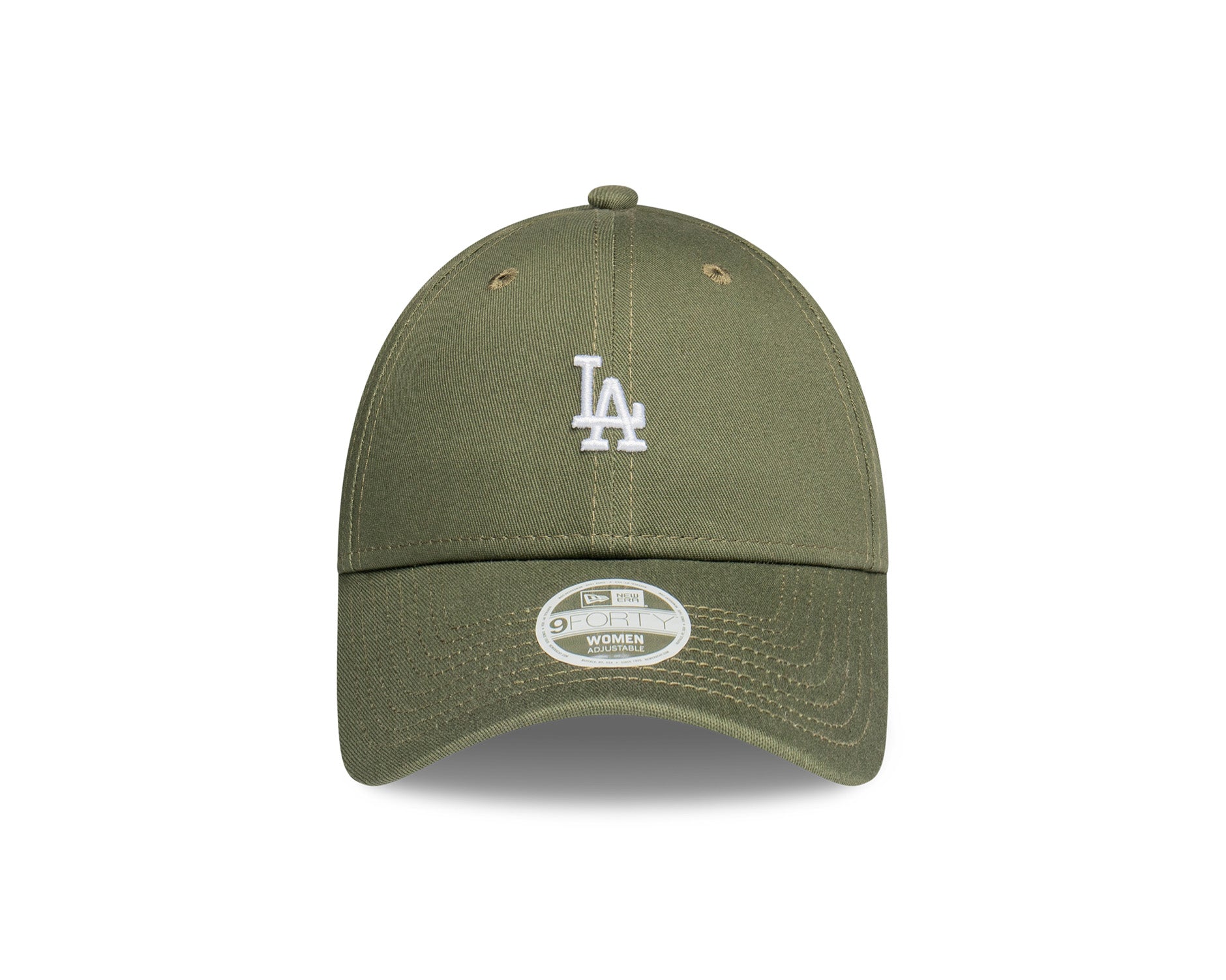 New Era Womens 9Forty MLB Micro Los Angeles Dodgers Olive