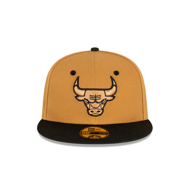 New Era 59Fifty NBA Chicago Bulls Wheat Black