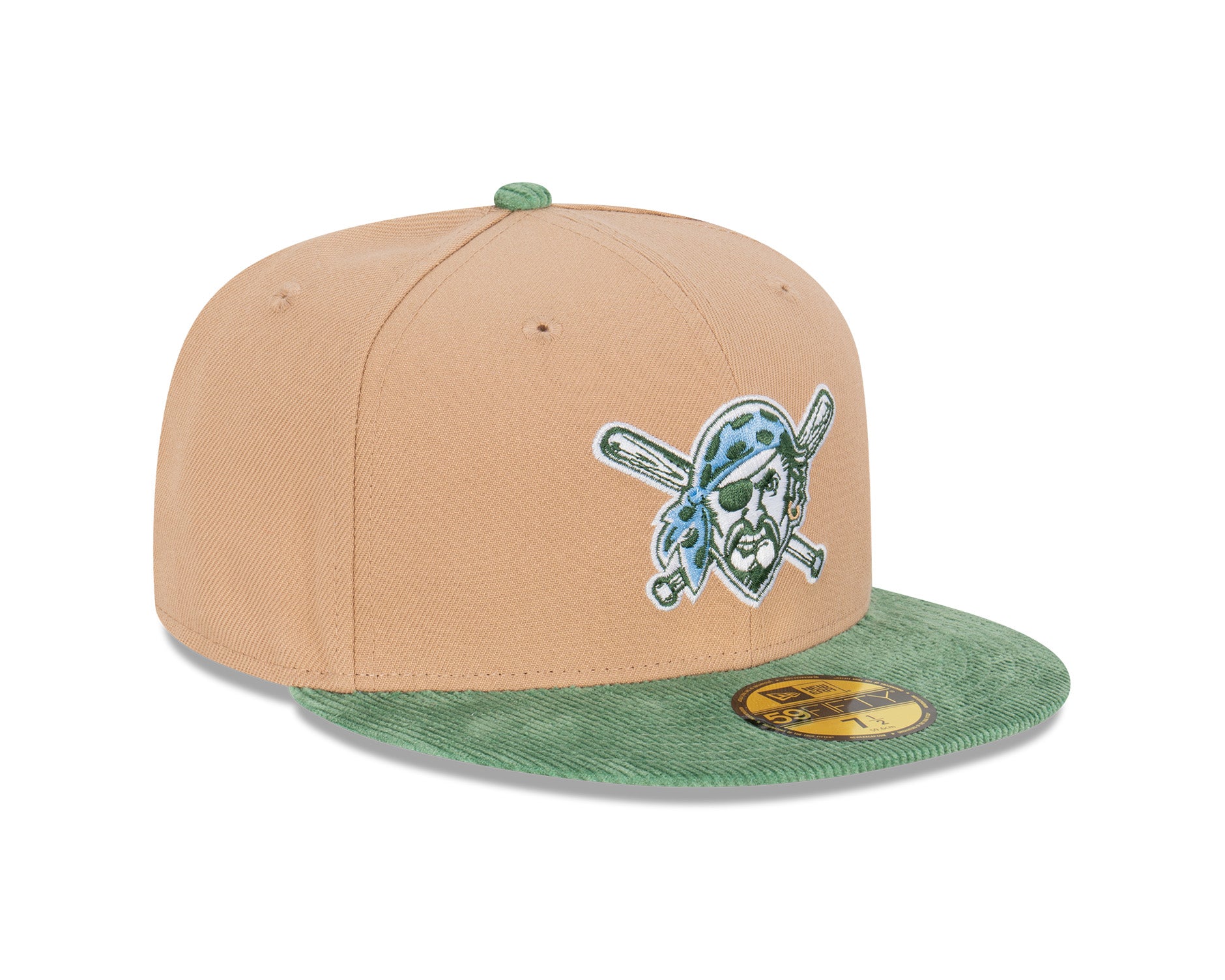 New Era 59Fifty MLB Oasis Cord Pittsburgh Pirates Camel