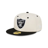 New Era 59Fifty NFL Las Vegas Raiders 2Tone White Black