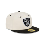 New Era 59Fifty NFL Las Vegas Raiders 2Tone White Black