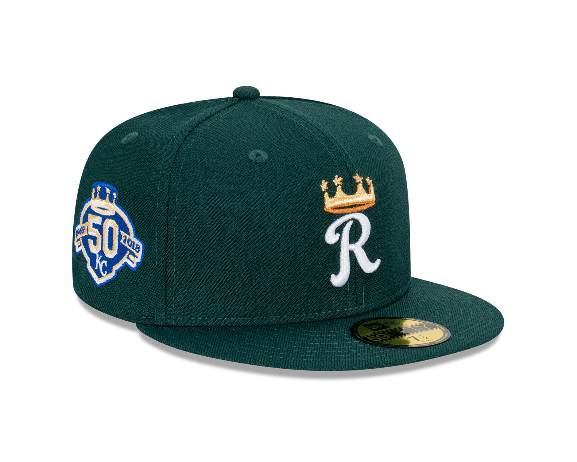 New Era 59Fifty MLB Regal Greens Kansas City Royals Dark Green
