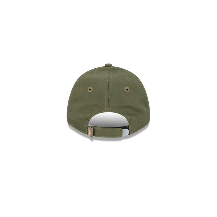 New Era Kids 9Forty Clothstrap MLB Earth Chain Stitch Los Angeles Dodgers Olive