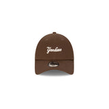 New Era Youth 9Forty Clothstrap MLB Earth Chain Stitch New York Yankees Walnut
