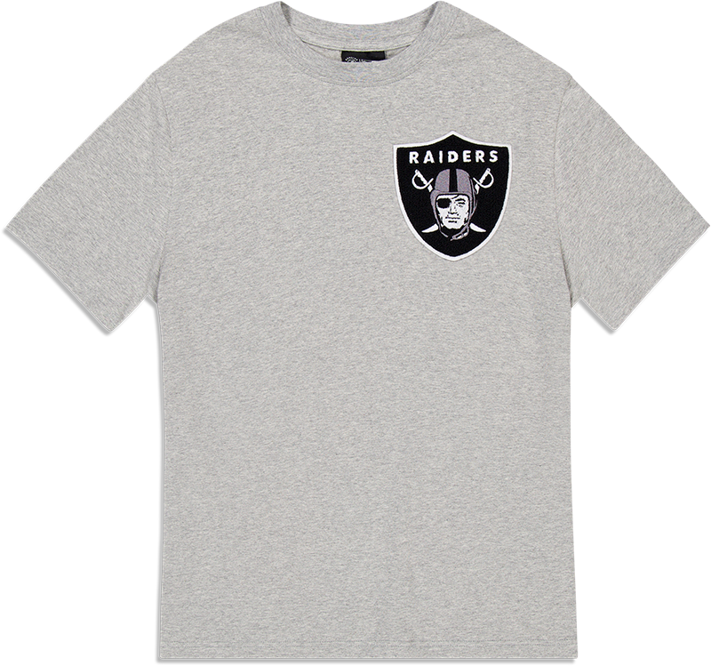 New Era NFL League Icons Select Tee Las Vegas Raiders Heather Grey