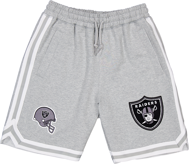 New Era NFL League Icons Select Shorts Las Vegas Raiders Heather Grey
