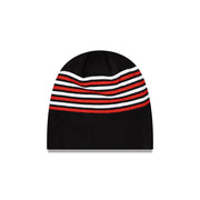 New Era Beanie EPL Manchester United Stripe Skull Black Red