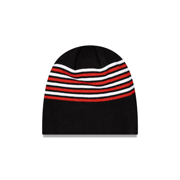 New Era Beanie EPL Manchester United Stripe Skull Black Red