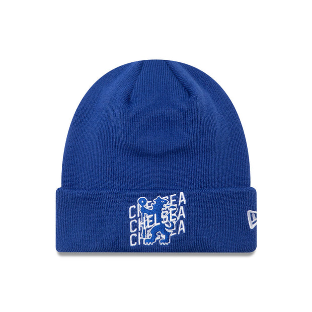 New Era Beanie EPL Chelsea F.C Overlay Cuff Blue