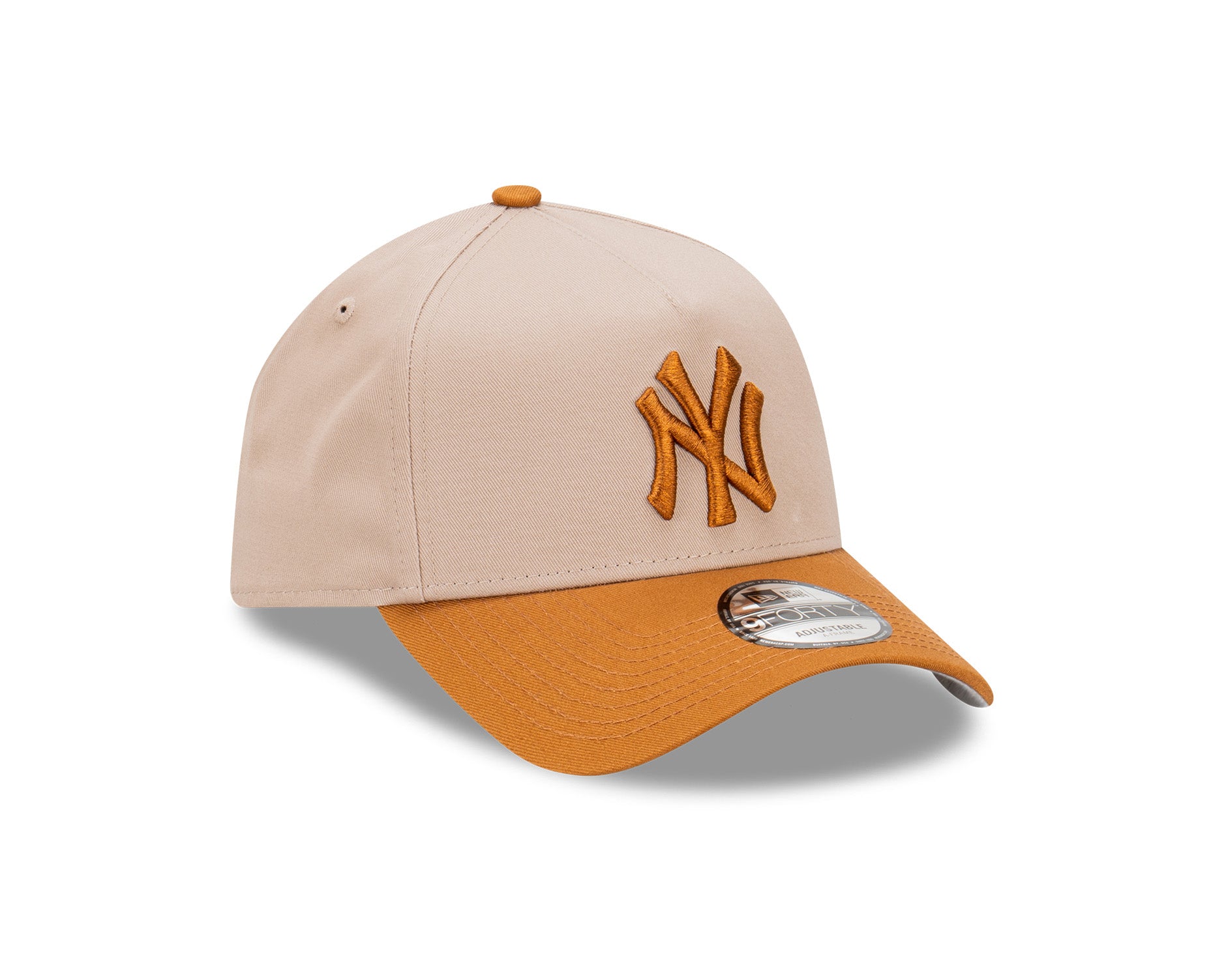 New Era 9Forty A-Frame MLB Seasonal Tonal New York Yankees Toasted Peanut