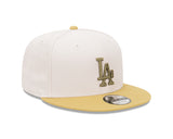 New Era 9Fifty MLB 2Tone Repreve Los Angeles Dodgers Stone/New Olive