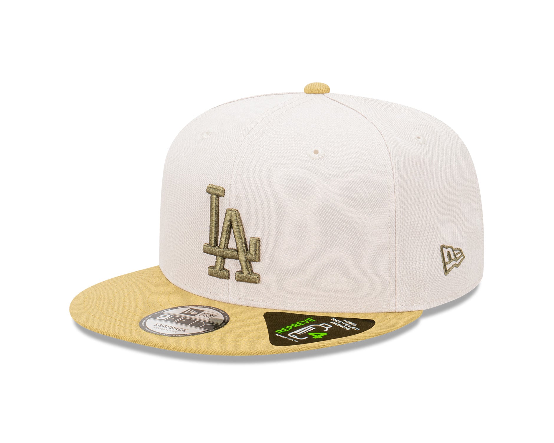 New Era 9Fifty MLB 2Tone Repreve Los Angeles Dodgers Stone/New Olive
