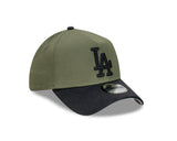 New Era 39Thirty A-Frame MLB Seasonal Chainstitch Los Angeles Dodgers Olive/Black