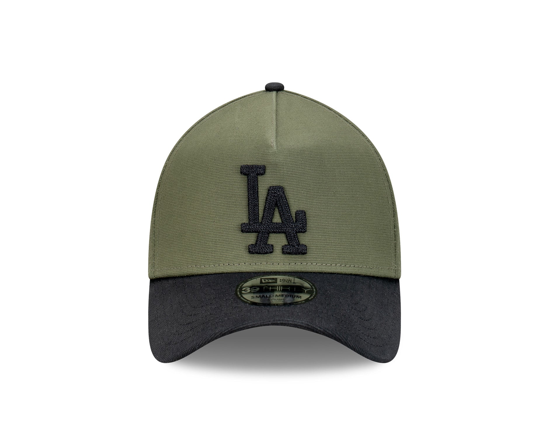 New Era 39Thirty A-Frame MLB Seasonal Chainstitch Los Angeles Dodgers Olive/Black
