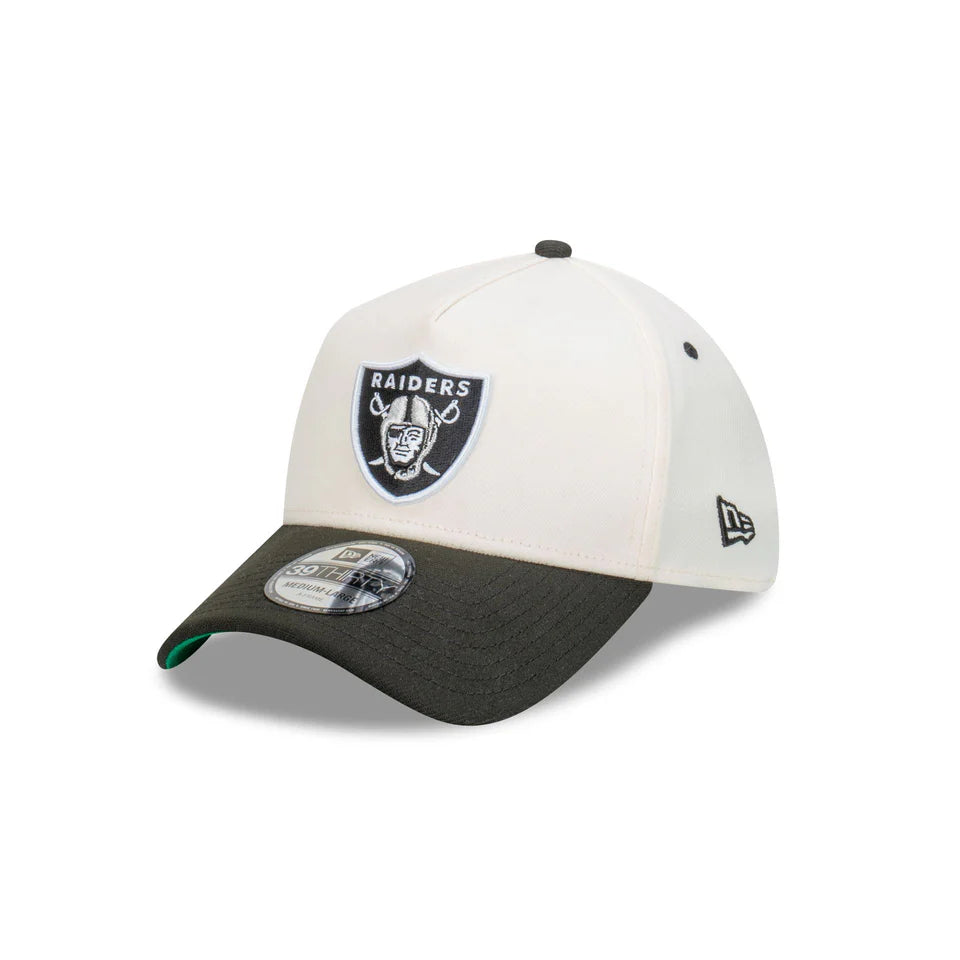 New Era 39Thirty A-Frame NFL Cut N Paste Las Vegas Raiders Chrome White