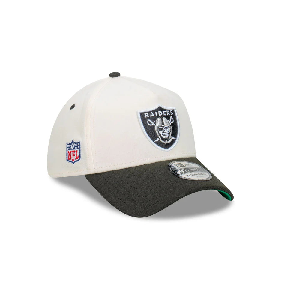 New Era 39Thirty A-Frame NFL Cut N Paste Las Vegas Raiders Chrome White