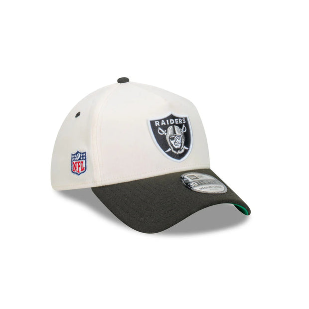 New Era 39Thirty A-Frame NFL Cut N Paste Las Vegas Raiders Chrome White