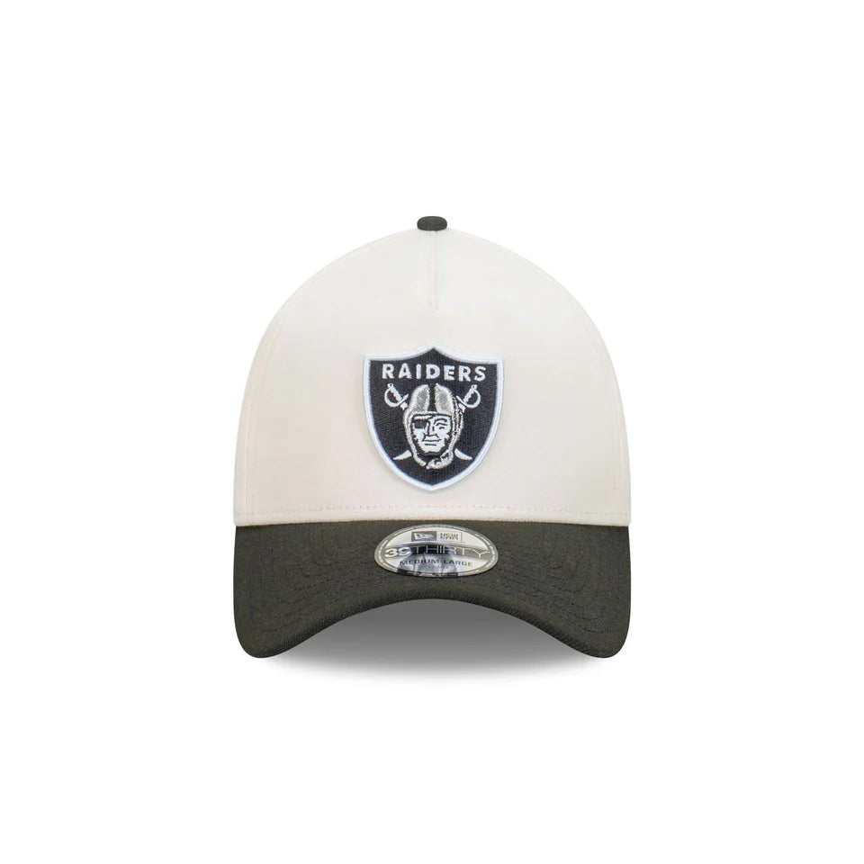 New Era 39Thirty A-Frame NFL Cut N Paste Las Vegas Raiders Chrome White