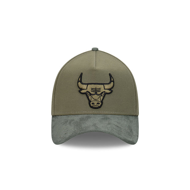 New Era 39Thirty A-Frame NBA Olive Premium Chicago Bulls