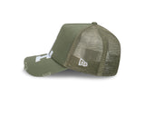 New Era 9Forty A-Frame Trucker Oversized Logo Los Angeles Dodgers Olive