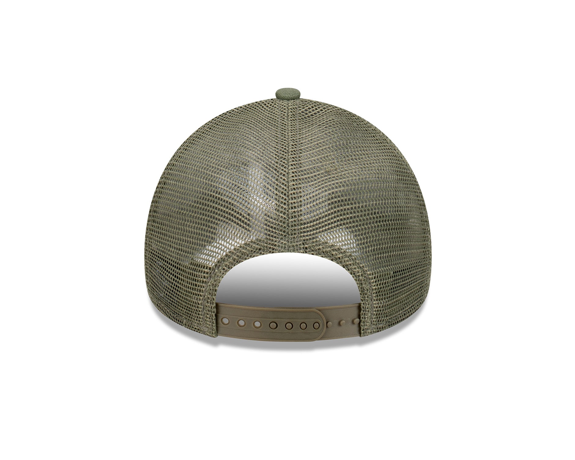 New Era 9Forty A-Frame Trucker Oversized Logo Los Angeles Dodgers Olive