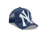 New Era 9Forty A-Frame Trucker Oversized Logo New York Yankees Navy