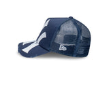 New Era 9Forty A-Frame Trucker Oversized Logo New York Yankees Navy