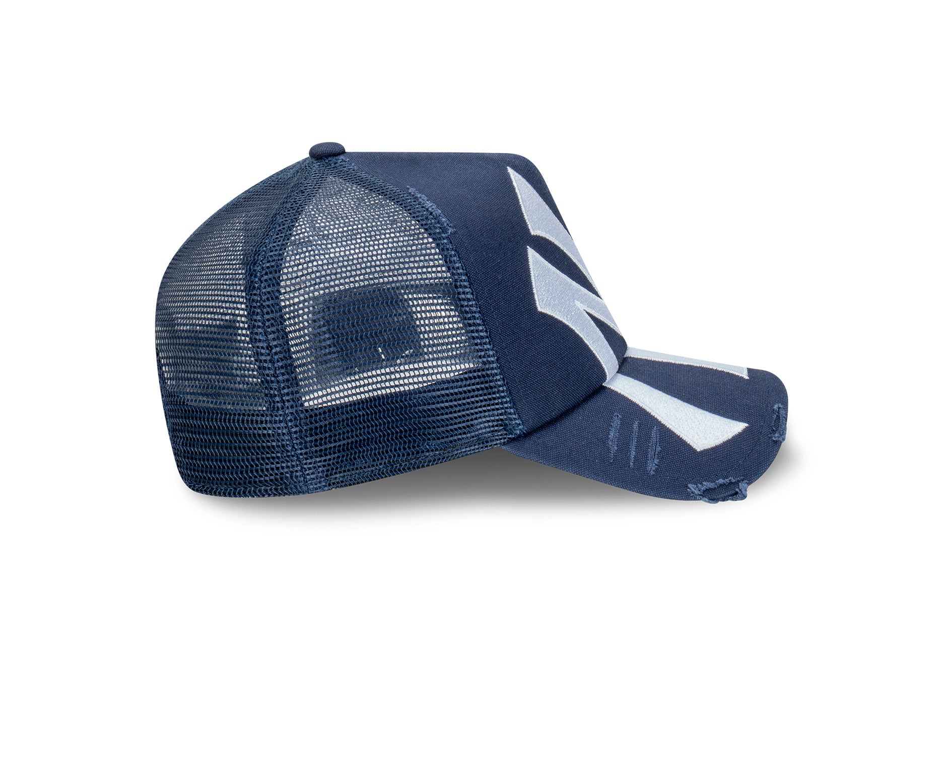 New Era 9Forty A-Frame Trucker Oversized Logo New York Yankees Navy