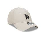 New Era 9Forty Strapback MLB Black Stone Visor Script Los Angeles Dodgers