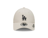 New Era 9Forty Strapback MLB Black Stone Visor Script Los Angeles Dodgers