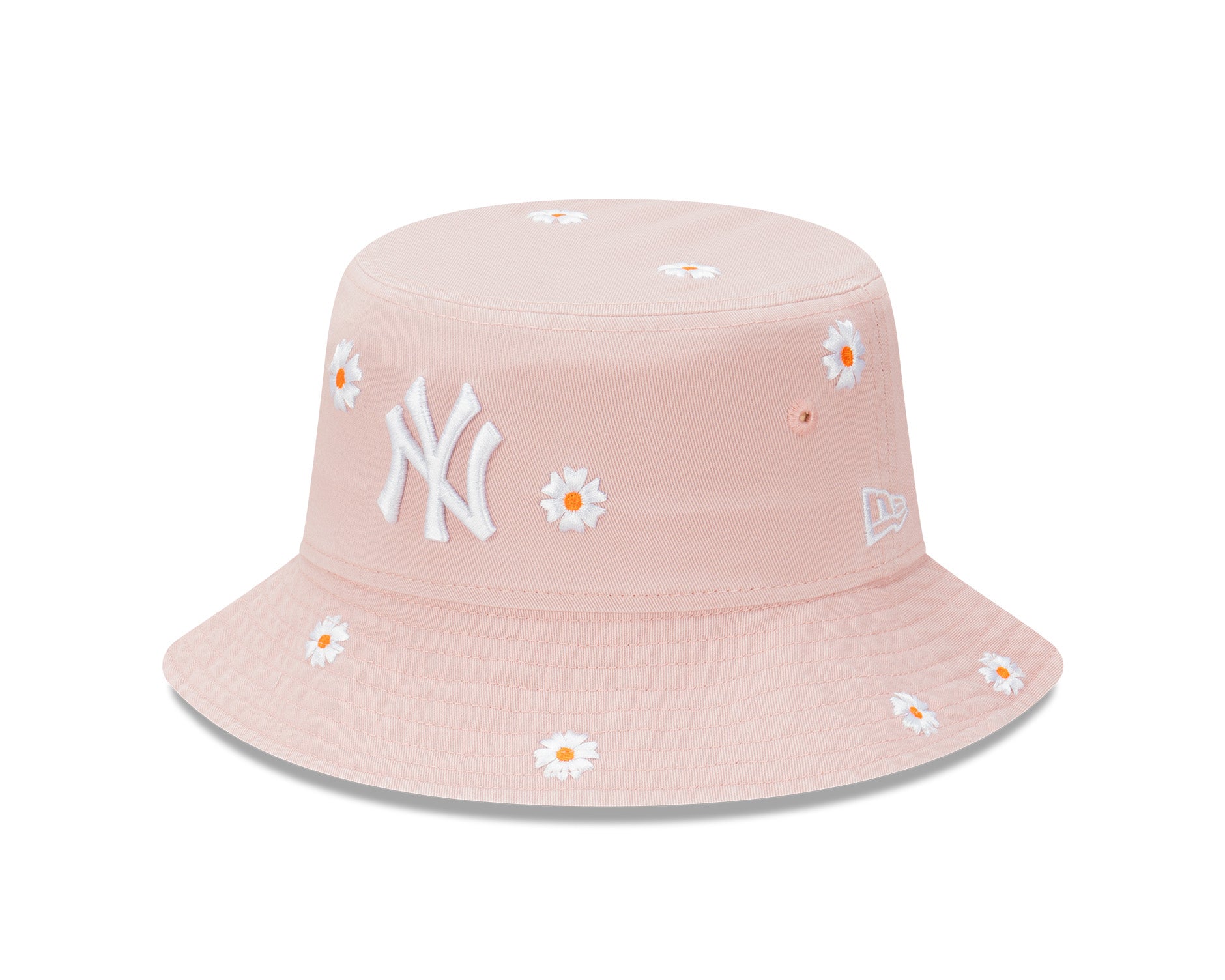 New Era Bucket MLB Daisy New York Yankees Pastel Pink