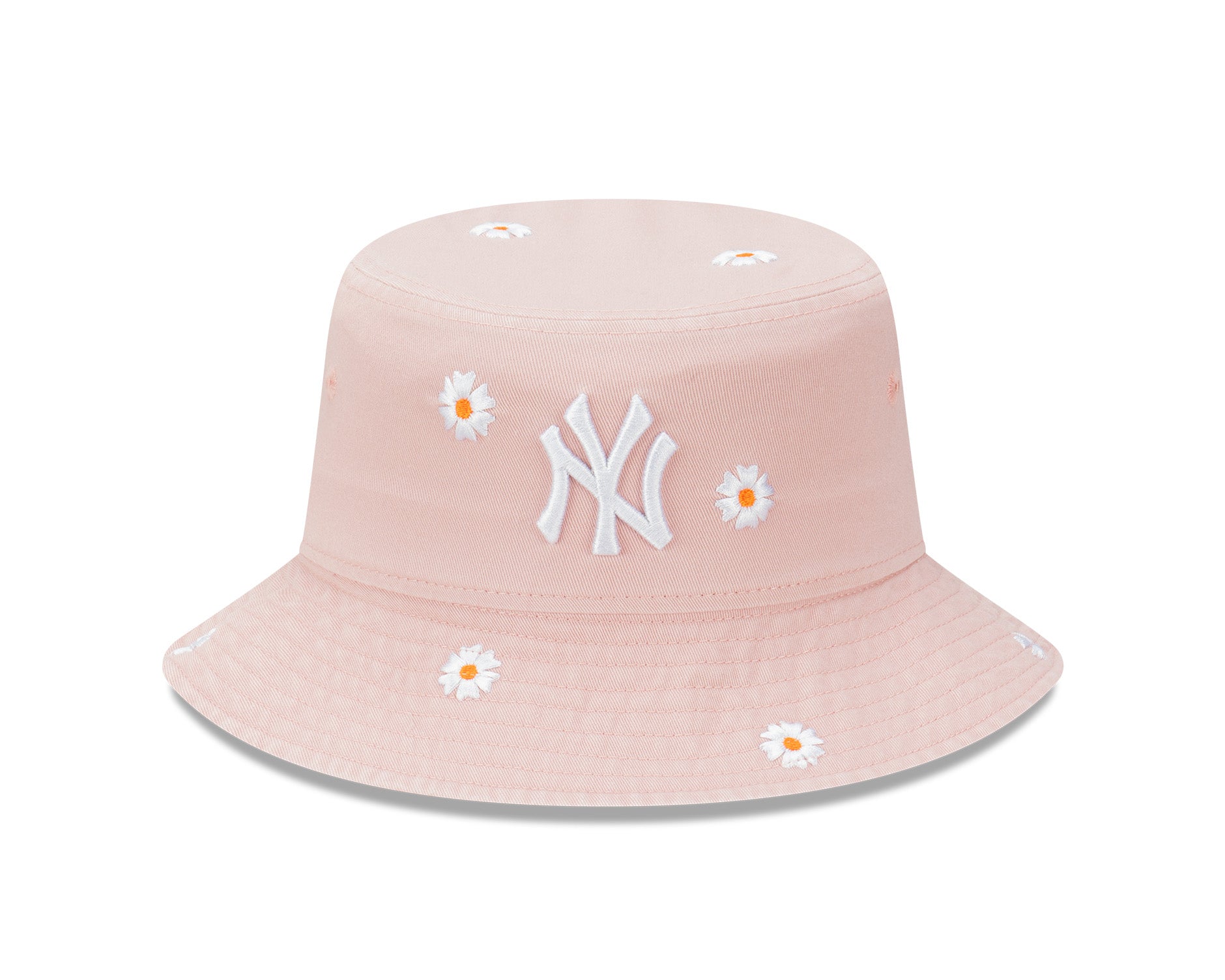 New Era Bucket MLB Daisy New York Yankees Pastel Pink