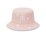 New Era Bucket MLB Daisy New York Yankees Pastel Pink