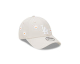 New Era Kids 9Forty MLB Daisy Los Angeles Dodgers Vintage Stone
