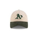 New Era 9Twenty MLB Block Cord Oakland Athletics Ivory Dark Green