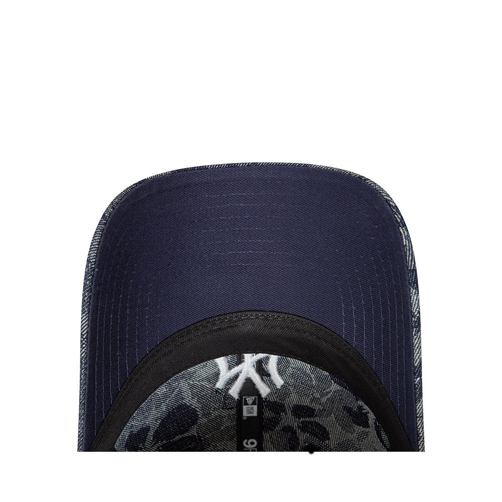 New Era Womens 9Twenty MLB Floral Denim New York Yankees