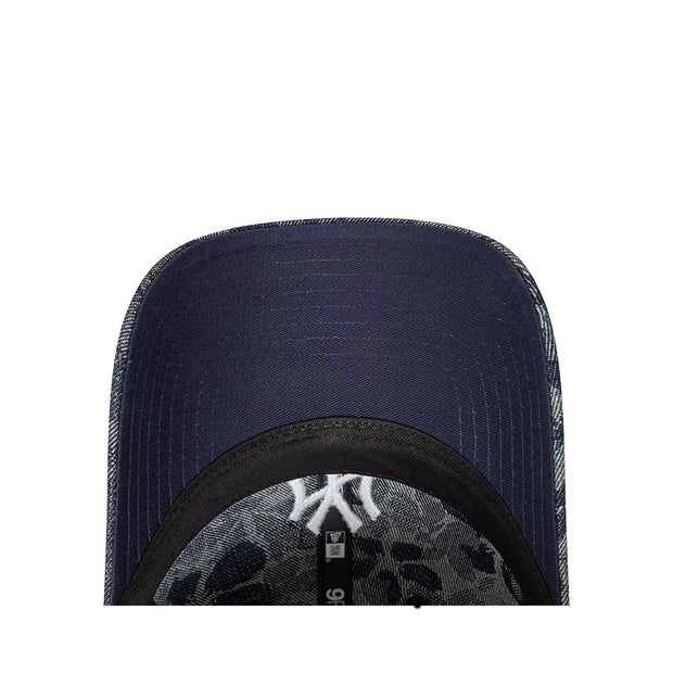 New Era Womens 9Twenty MLB Floral Denim New York Yankees