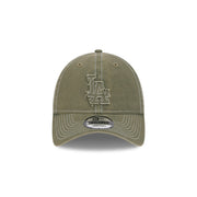 New Era 9Twenty MLB Frayed Los Angeles Dodgers Olive