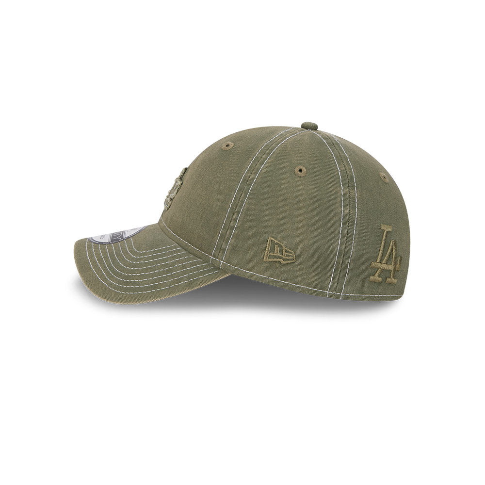 New Era 9Twenty MLB Frayed Los Angeles Dodgers Olive