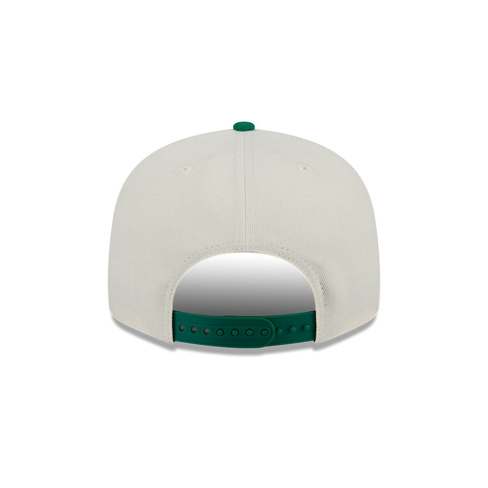 New Era 9Fifty NBA 2-Tone Script Boston Celtics Chrome White